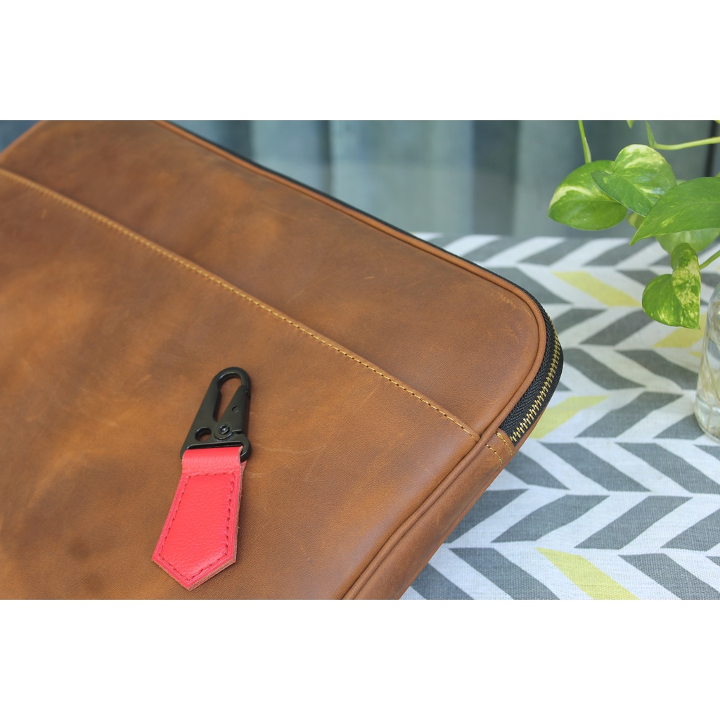 Túi da bò - túi chống sốc laptop - Da bò thật Buffalo Leather BF 111 - Thời Trang Nam