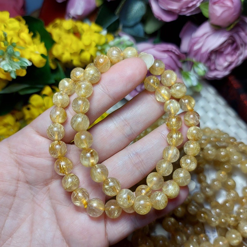 Vòng tóc vàng vip trong ánh kim đẹp