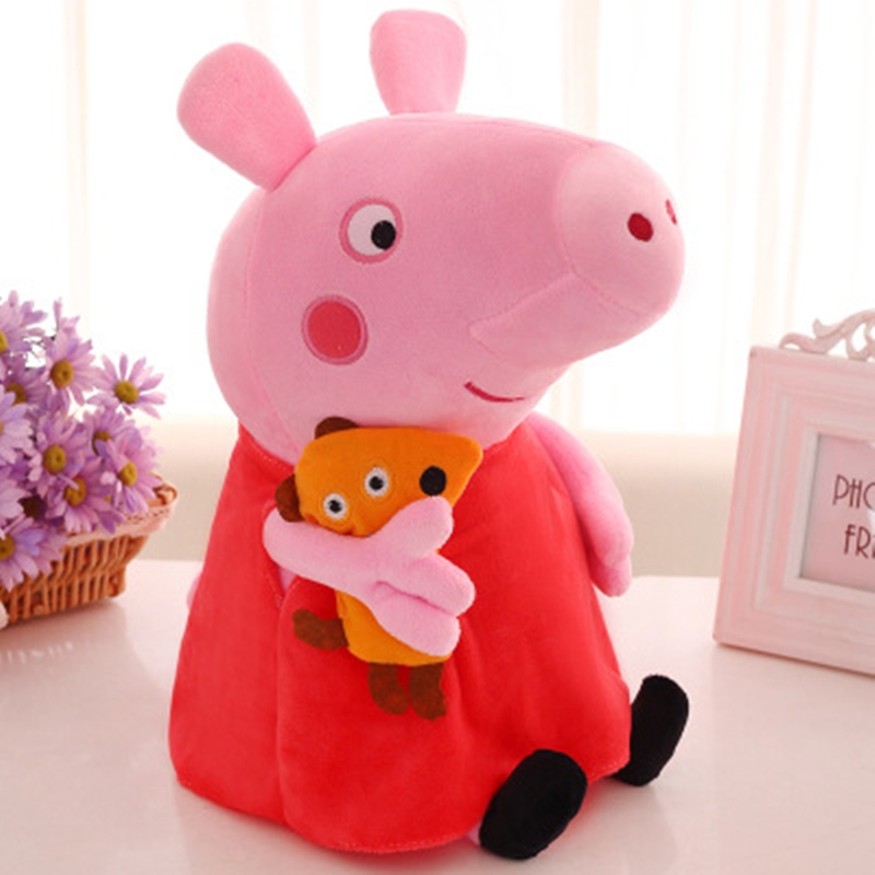 đồ chơi nhồi bông Hình Chú Heo Peppa Đáng Yêu