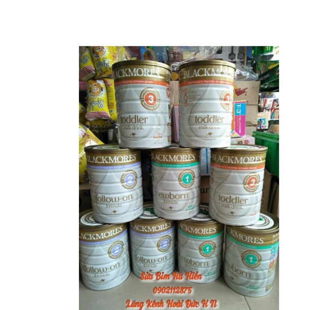 Sữa Blackmores Úc Số 1,2,3-900gram (date 3/2021)