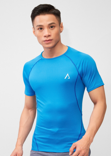 Áo tập Gym Nam, áo thể thao chất liệu Coolmax cao cấp (thấm hút tốt, mau khô và giặt không ra màu)