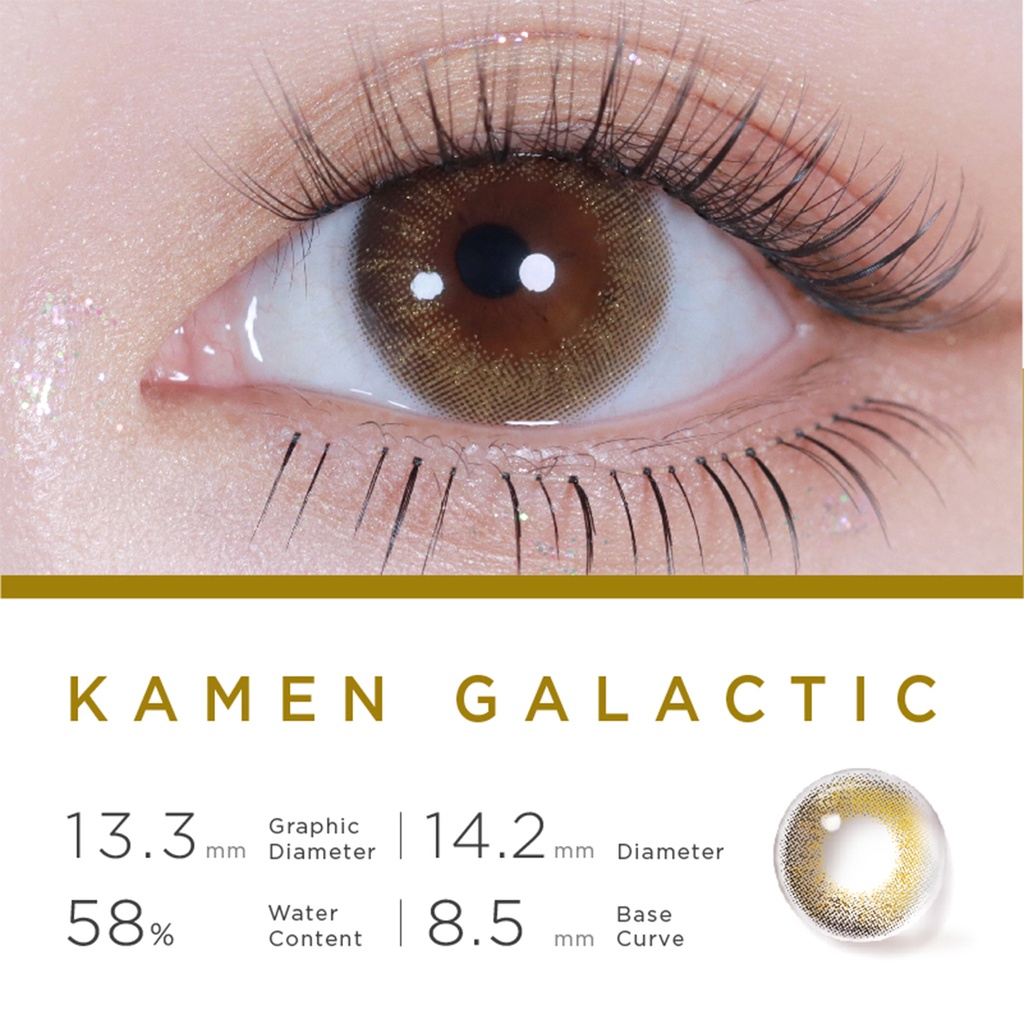 Set 10 kính áp tròng Moody kamen galactic 14.2mm sử dụng hàng ngày thuộc bộ sưu tập cosmo disco