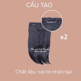 [Ảnh+video thật] phím kẹp PHỒNG CHÂN TÓC, tóc giả KẸP PHỒNG TÓC(1 phím kẹp)