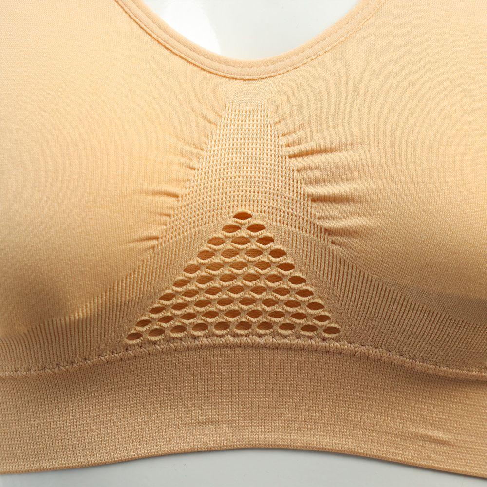 Áo Ngực Thể Thao Chống Sốc Thoáng Khí Có Miếng Đệm