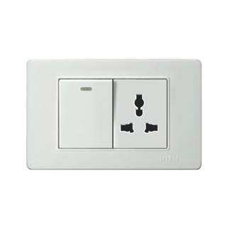 Bộ công tắc, ổ cắm 3 chấu uten series v3.0-k11ms/z13n/pm3