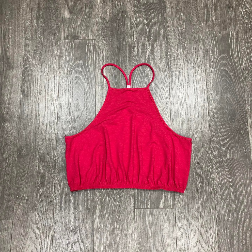 Áo PREE PEOPLE crop dây yếm 4 màu KAMI