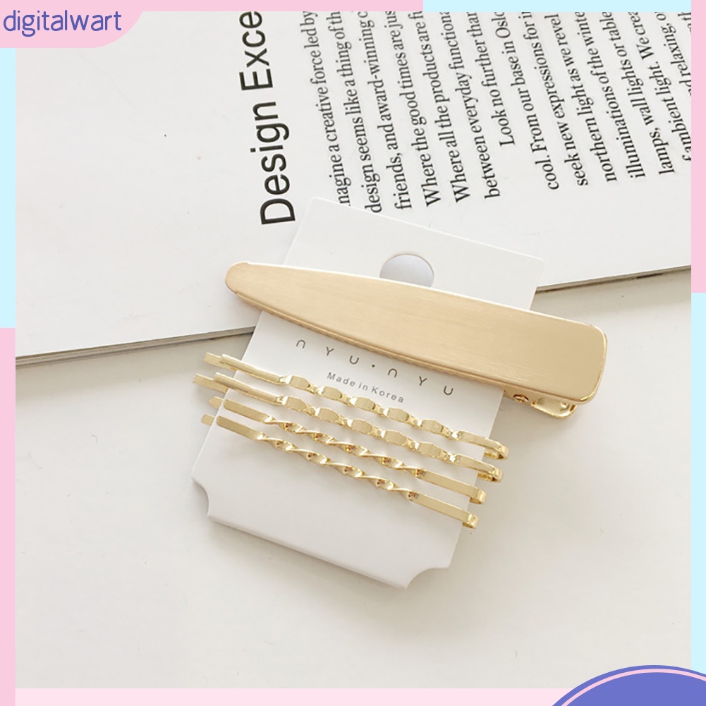 Bộ 4 kẹp tóc nữ đính ngọc trai giả thời trang