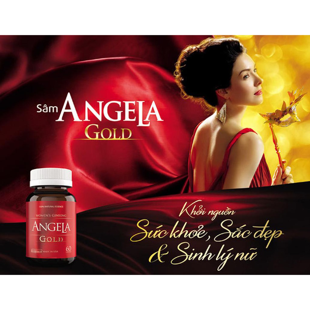 Sâm Angela Gold hộp 60 viên⚡chính hãng⚡nhập khẩu mỹ⚡