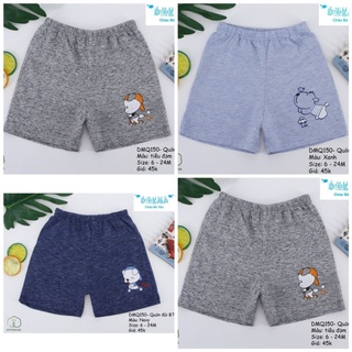 [FREESHIP] QUẦN ĐÙI BÉ TRAI DOKMA CHẤT COTTON CAO CẤP SIZE 6-24M