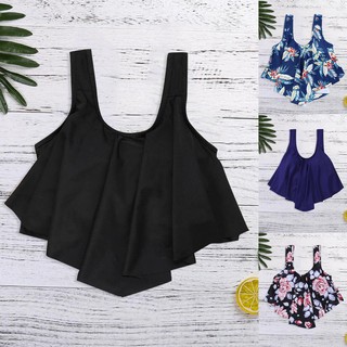 Bikini Lưng Cao Phối Bèo Thiết Kế Quyến Rũ Cho Nữ