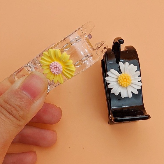 Kẹp Tóc Càng Cua NOVSET Cặp Tóc   LẺ CÁI  Gắn Icon, Sticker Đủ Màu Đen Nâu Trắng ( CÓ CHỌN MẪU )