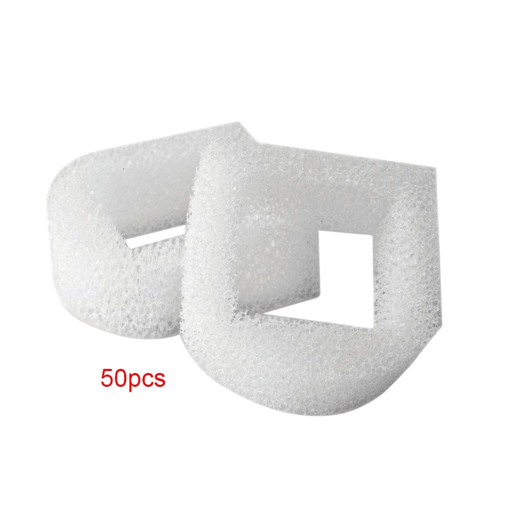 Set 50 Tấm Lọc Thay Thế Bằng Thép Không Gỉ Cho Đài Phun Nước Uống Thú Cưng 360 Độ