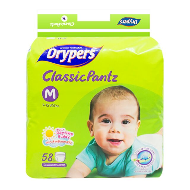 Tã quần Drypers Classic Pantz size M19, M58, L16, L48, XL15, XL44, XXL36