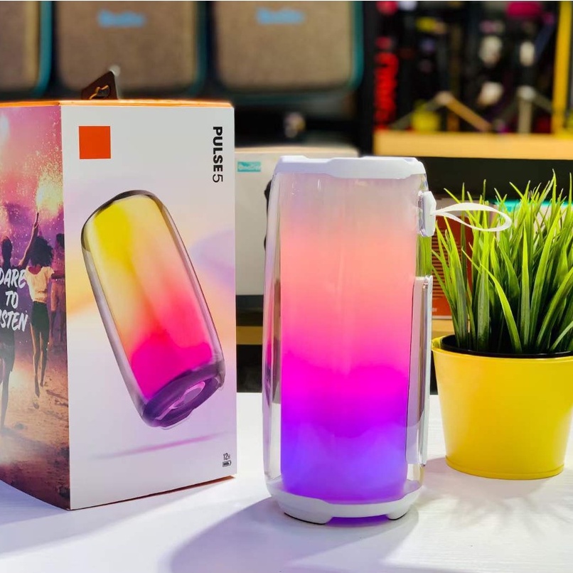 Loa Bluetooth Pulse 5 Full Led Với Âm Thanh Surround Đẳng Cấp, Pin Cực Tốt, Tích Hợp Cổng 3.5mm USB Thẻ Nhớ