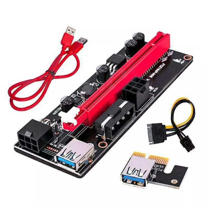 Cáp Riser PCE164B-N08 Ver009s PCI-E 1X to 16X - new 100% | WebRaoVat - webraovat.net.vn