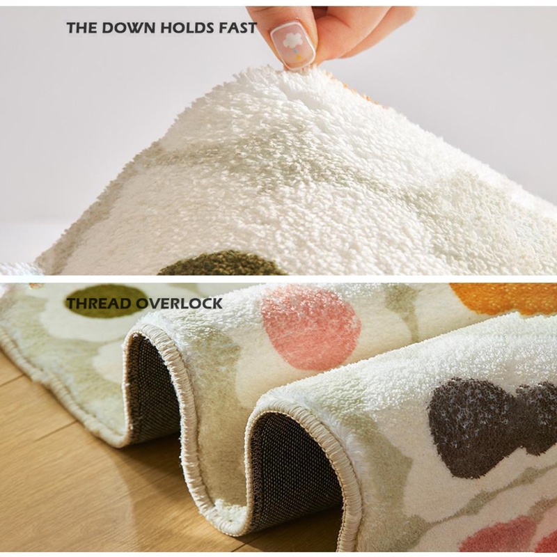 Thảm lót cửa chùi chân Chống Trượt Thấm Hút Tốt In Họa Tiết Động Vật Hoạt Hình Trang Trí Nhà Cửa