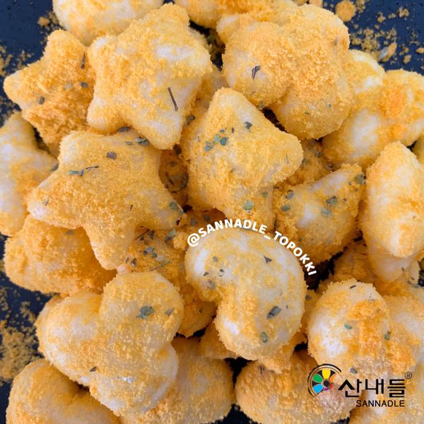 Bánh gạo hình sao hoa tim Hàn Quốc Sannadle 500G