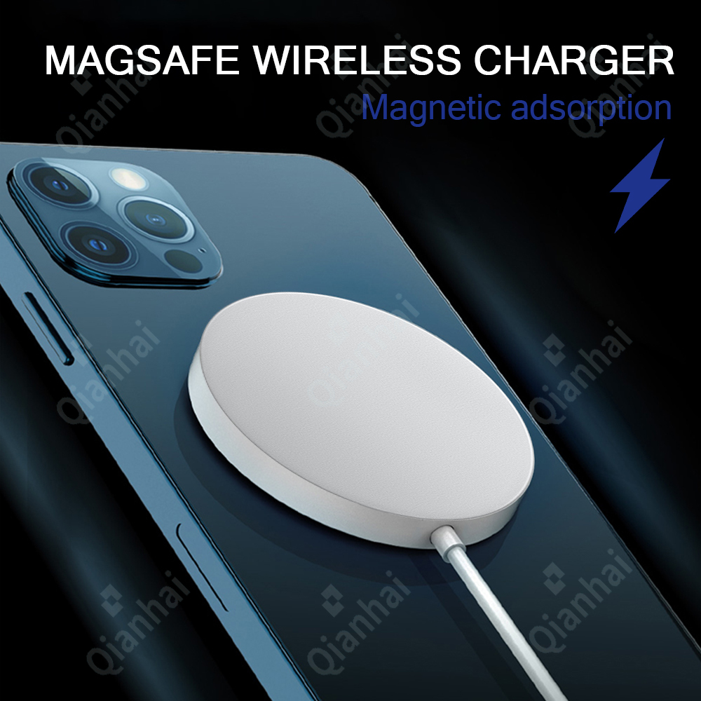 Đế sạc nhanh không dây từ tính Qi 15W Type C cho iPhone12 / iPhone / Android