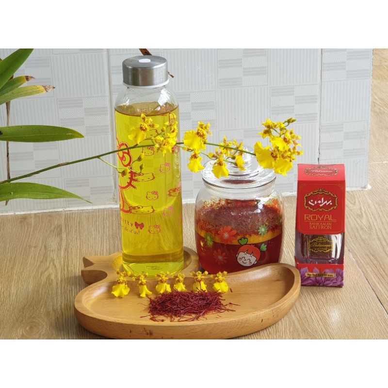 ... Saffron Nhụy hoa nghệ tây  ngâm mật ong