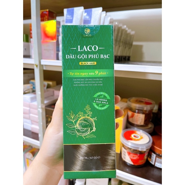 DẦU GỘI PHỦ BẠC LACO 200ml