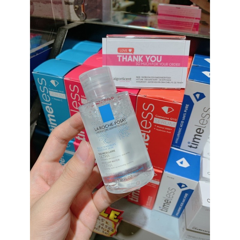 Nước tẩy trang da nhạy cảm La Roche Posay Micellar Water Ultra Sensitive Skin ( 100mL )