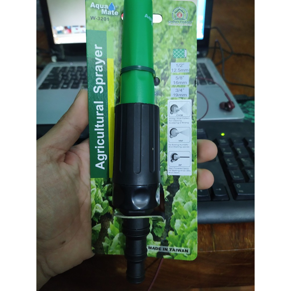 Vòi tưới cây tăng áp Aquamate - Tưới cây, Tưới hoa, Tưới rau, Rửa sân