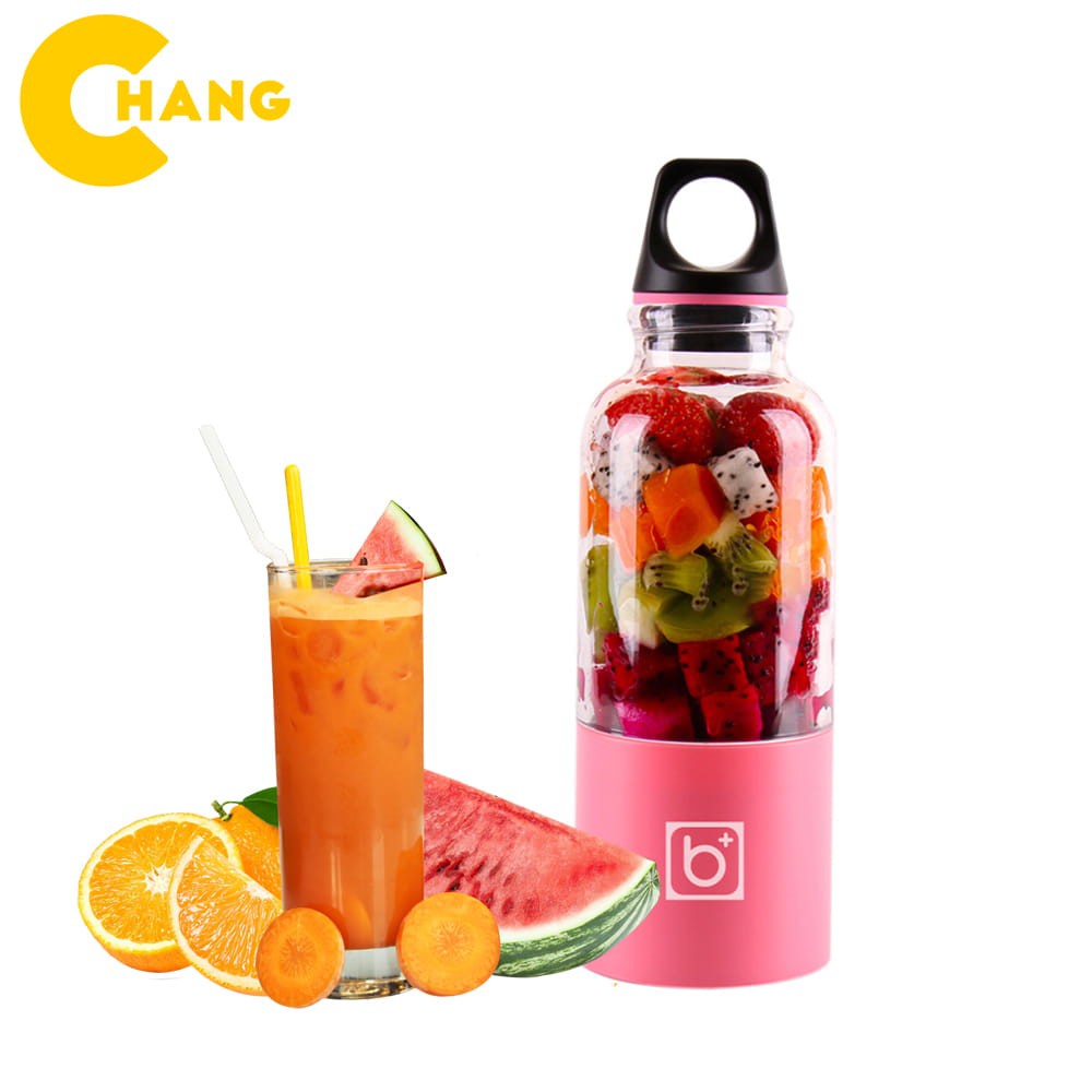 Máy Xay Sinh Tố Cầm Tay Mini Pin Sạc 4 Lưỡi BINGO JUICER CUP 500Ml