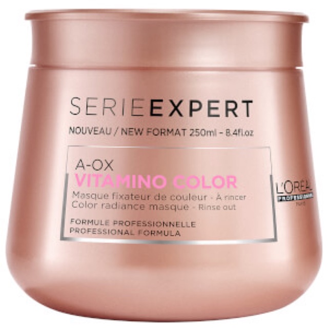 Kem hấp chăm sóc và bảo vệ màu tóc nhuộm Vitamino Color A-OX L'oréal 250ml