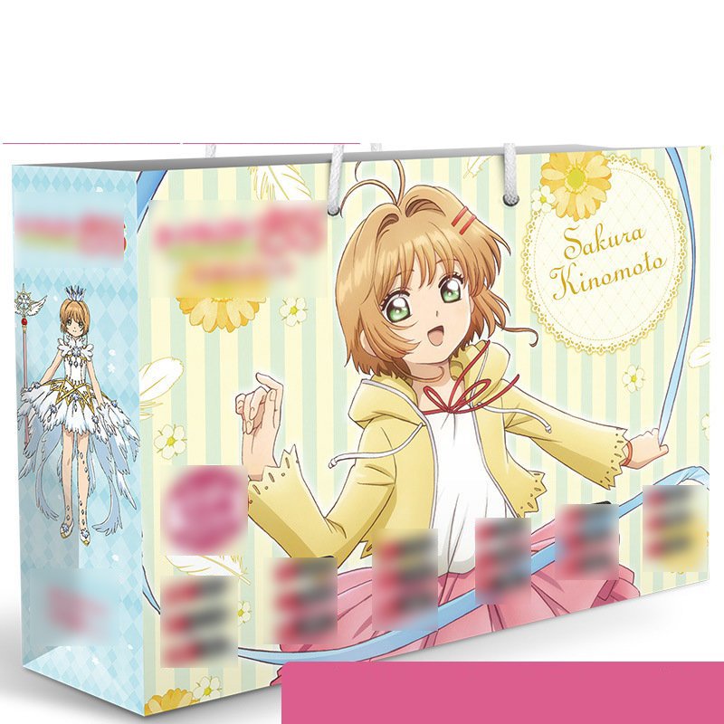 Túi quà Cardcaptor Sakura Thủ Lĩnh Thẻ Bài hình chữ nhật anime chibi quà tặng độc đáo