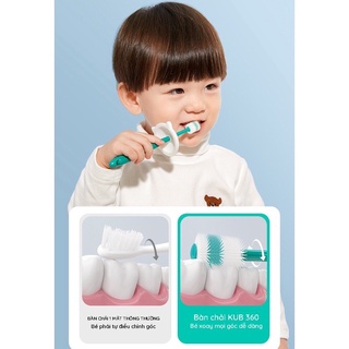 Bàn chải đánh răng cho bé 360 độ KUB