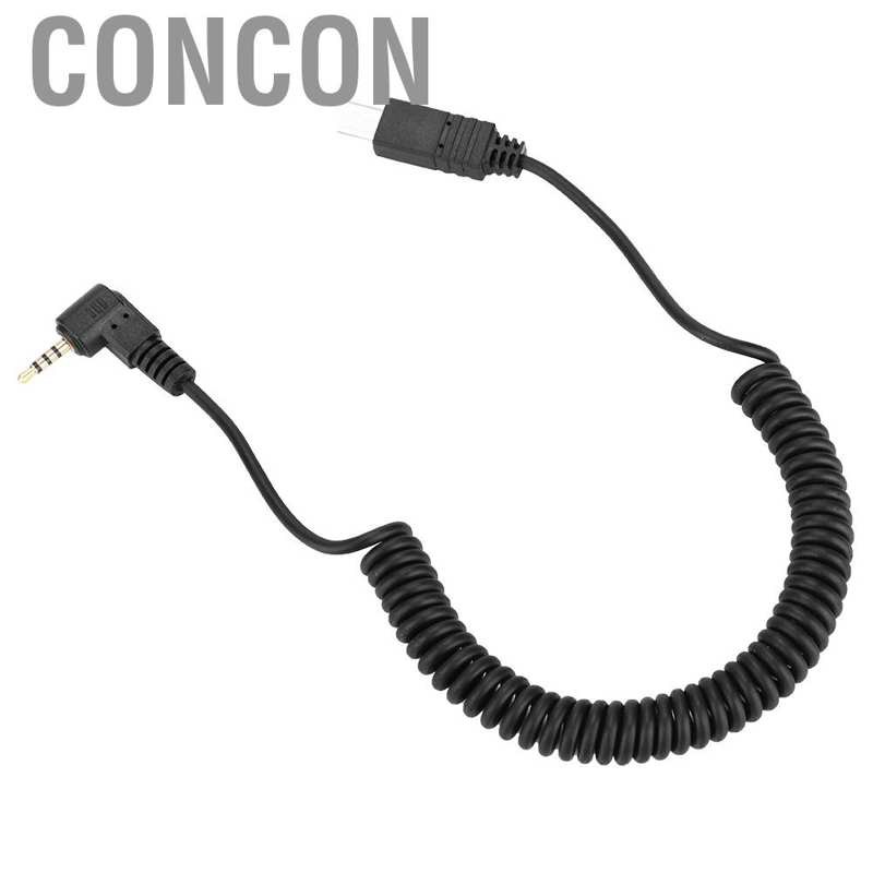 CONCON Black 2.5mm S2 Remote Connect Cable for Sony A7 A7R NEX-3NL A6000 HX300 Cameras