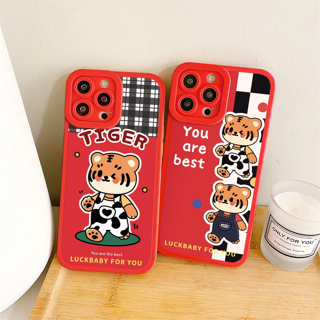Ốp lưng iphone Hổ Baby cạnh vuông 6/6plus/6s/6splus/7/7plus/8/8plus/x/xr/xs/11/12/13/pro/max/plus/promax | BigBuy360 - bigbuy360.vn