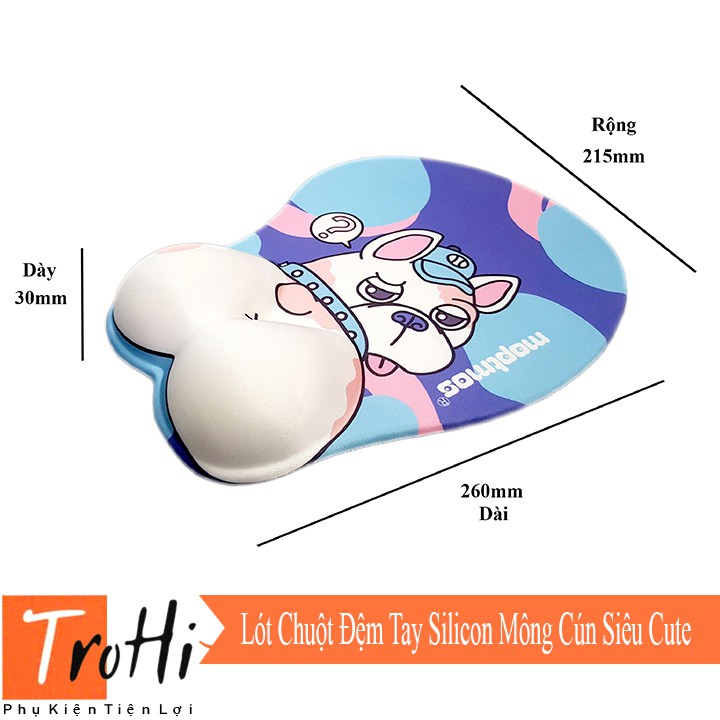 Miếng lót chuột có Đệm Tay mềm mịn thoải mái khi sử dụng -Tấm lót chuột