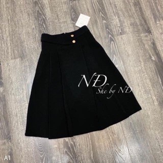 chân váy công sở xếp ly