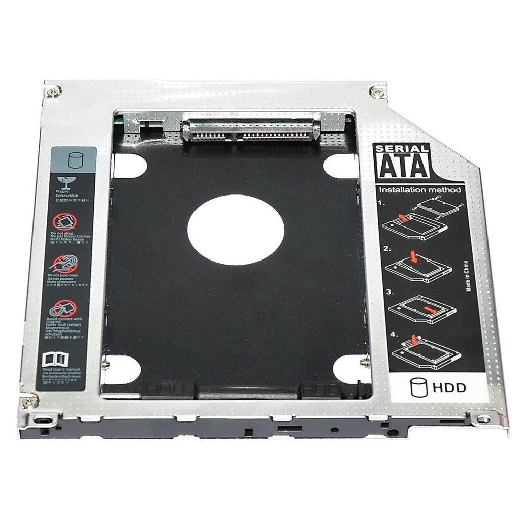 Bộ Chuyển Đổi Ổ Cứng 2.5 "9.5Mm Sata 2nd Hdd Ssd Cho Cd Rom Optical Bay | BigBuy360 - bigbuy360.vn