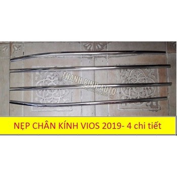 Bộ 4 Nẹp Chân Kính Xe VIOS 2019-2021