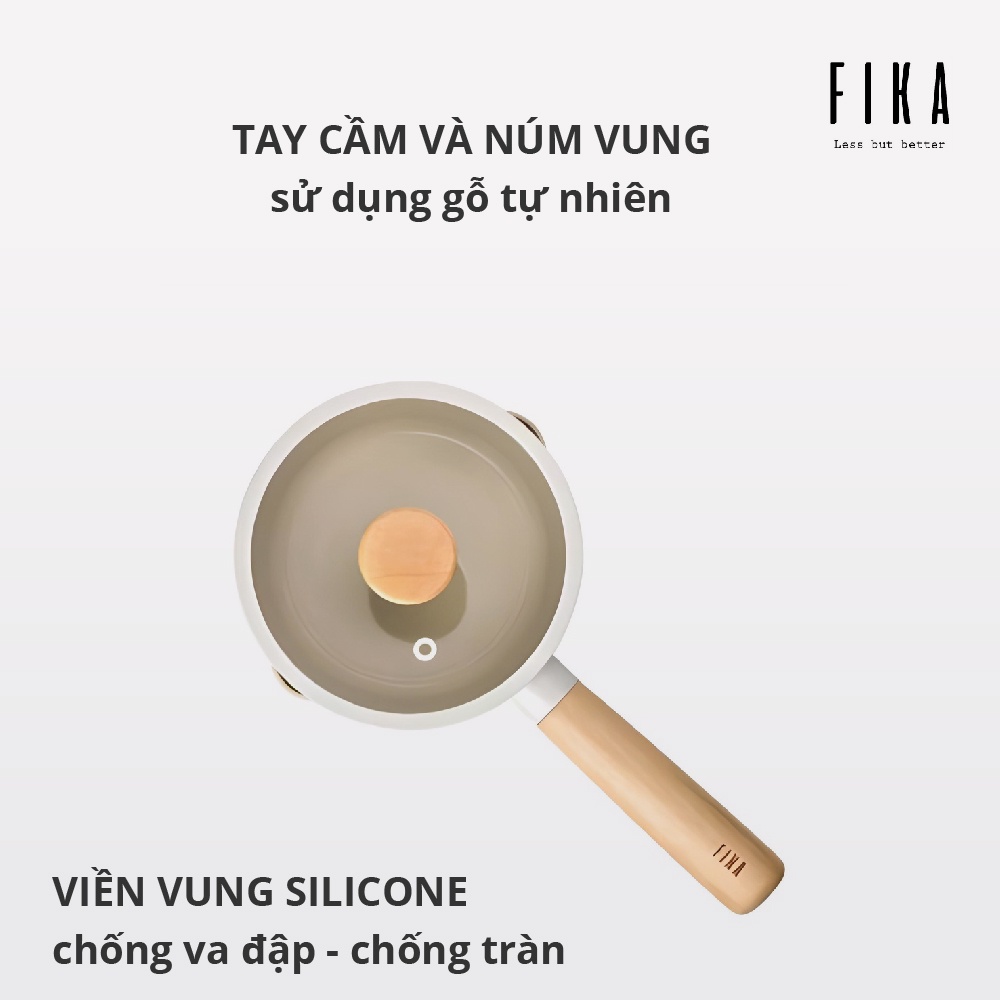 Nồi chống dính Fika Neoflam size 16cm, quánh tráng gốm - EK-FG-M16