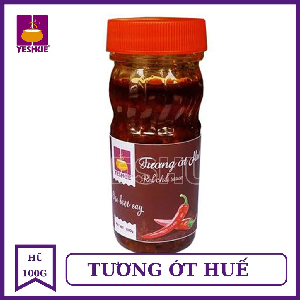 Tương ớt HUẾ siêu cay thương hiệu YesHue 100g 🍀 SATE ỚT tiện dụng cho mọi căn bếp hiện đại ❌ 1 hũ 100g