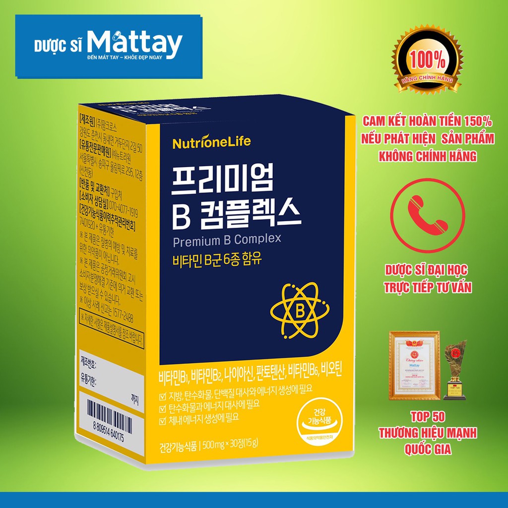 ❤️ Premium B Complex - 30 viên - Bổ sung vitamin nhóm B cho cơ thể | BigBuy360 - bigbuy360.vn