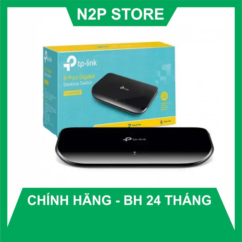 Bộ chia mạng Switch 8 cổng Gigabit TpLink TL-SG1008D (Hãng phân phối chính thức)