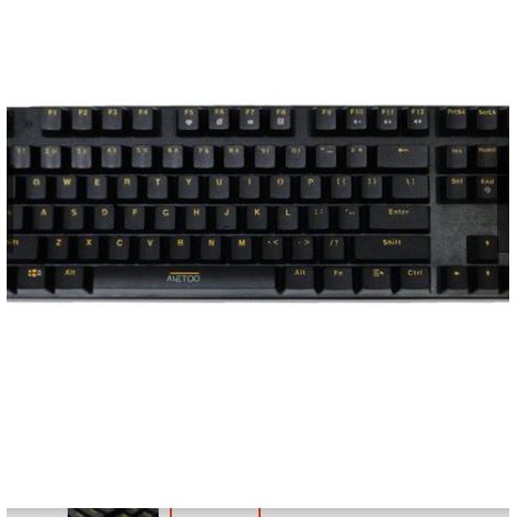 BÀN PHÍM CƠ METOO ZERO TKL FULL BLACK BLUE SWITCH