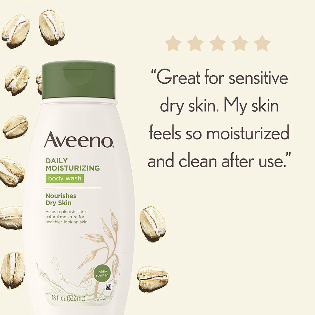 [USA] Sữa tắm dưỡng ẩm AVEENO WITH SOOTHING OAT