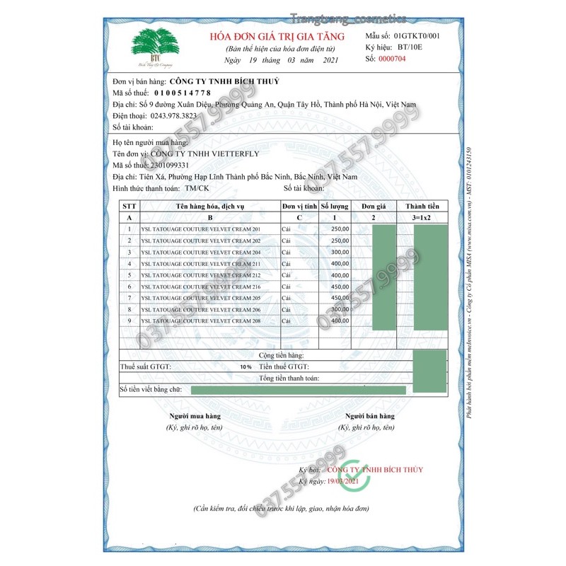 Son YSL Velvet Cream 2020_YSL Water Stain_Son Kem YSL Hàng Chính Hãng - Full Box | BigBuy360 - bigbuy360.vn