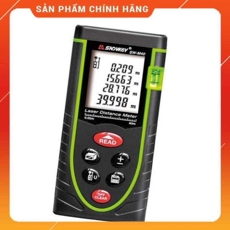 (HÀNG HOT SIÊU CHÂT) Thước đo khoảng cách bằng tia laser sndway phạm vi 40m (sw-m40) hq 206629