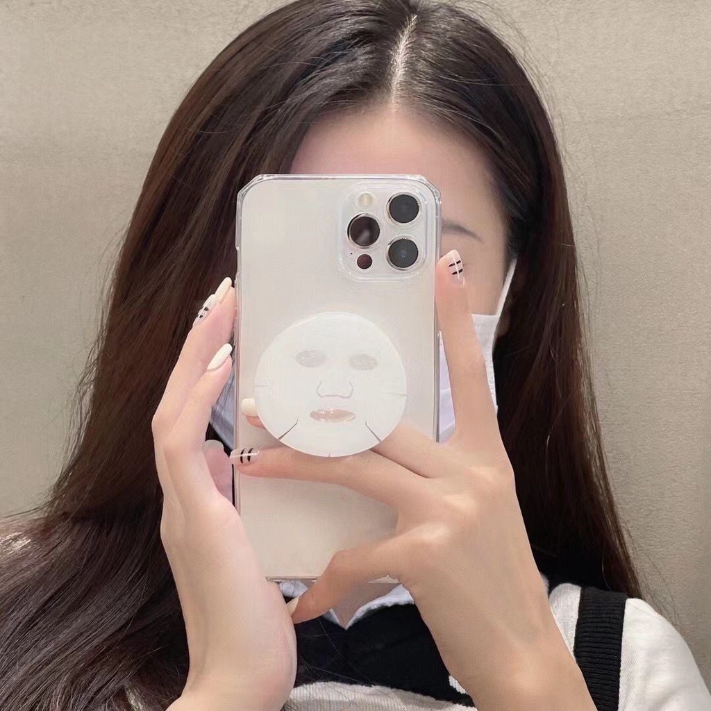 Ốp điện thoại mềm trong suốt có giá đỡ thích hợp cho iphone 13 12 11 Pro Max MiNi XR X XS 7 8 6 6s plus 5 5s SE 2020