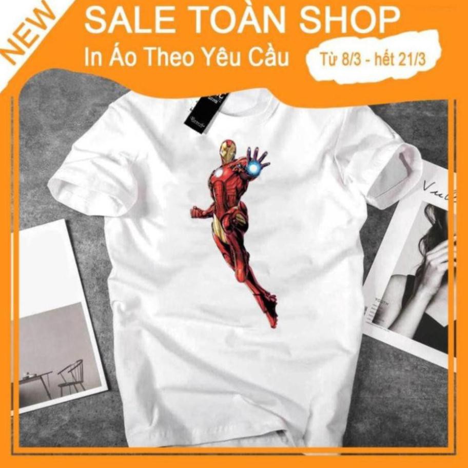 Áo thun Nam Nữ Iron Man Dễ Thương Áo thun Unisex - Áo thun tay lỡ cặp đôi - Áo thun Hàn Quốc 765231