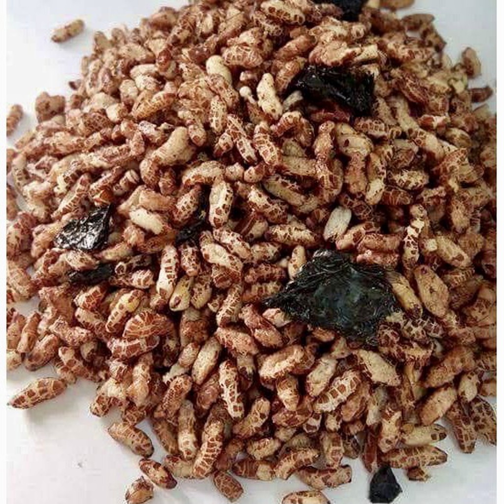 Gạo lứt sấy rong biển giòn, ăn kiêng giảm cân, thực dưỡng, chay mặn dùng đượcHộp 500g
