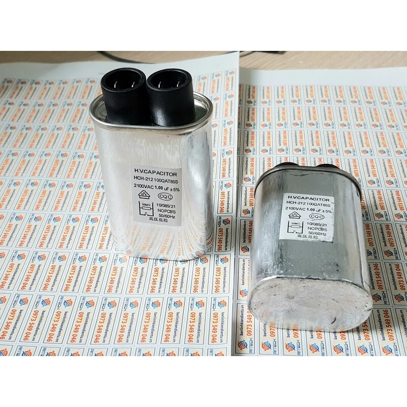 Tụ lò vi sóng, tụ cao áp lò vi sóng 1uF 2100V hàng chất lượng cao