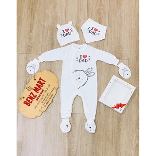 Set body sơ sinh Moon 5 chi tiết