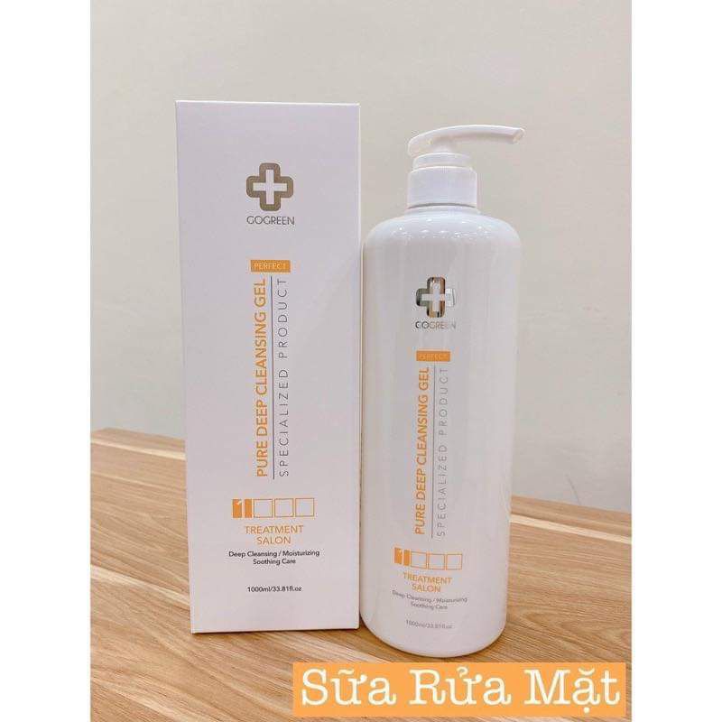 Bộ chăm sóc da cao cấp GoGreen chai lớn 1000ml